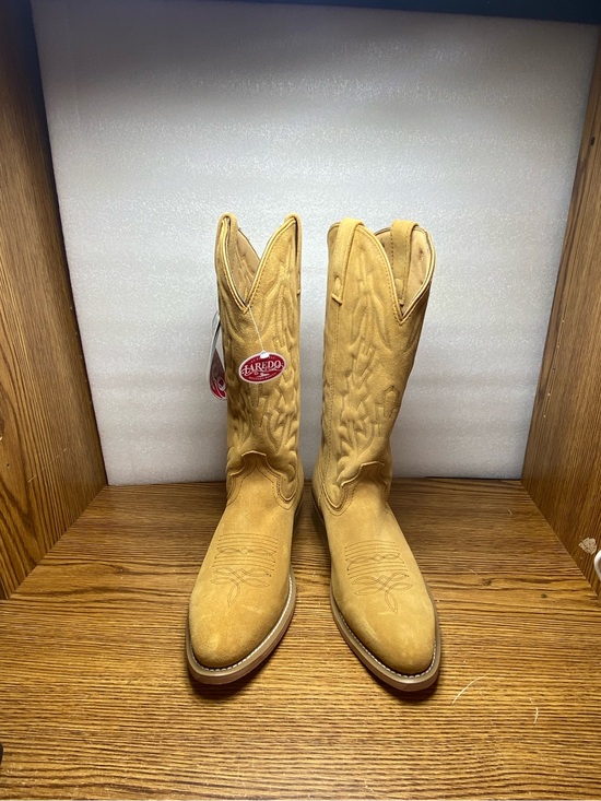 Laredo Other - Laredo Boots Men's Size 11 D Larkin Brown Suede Leather Western Cowboy Round Toe